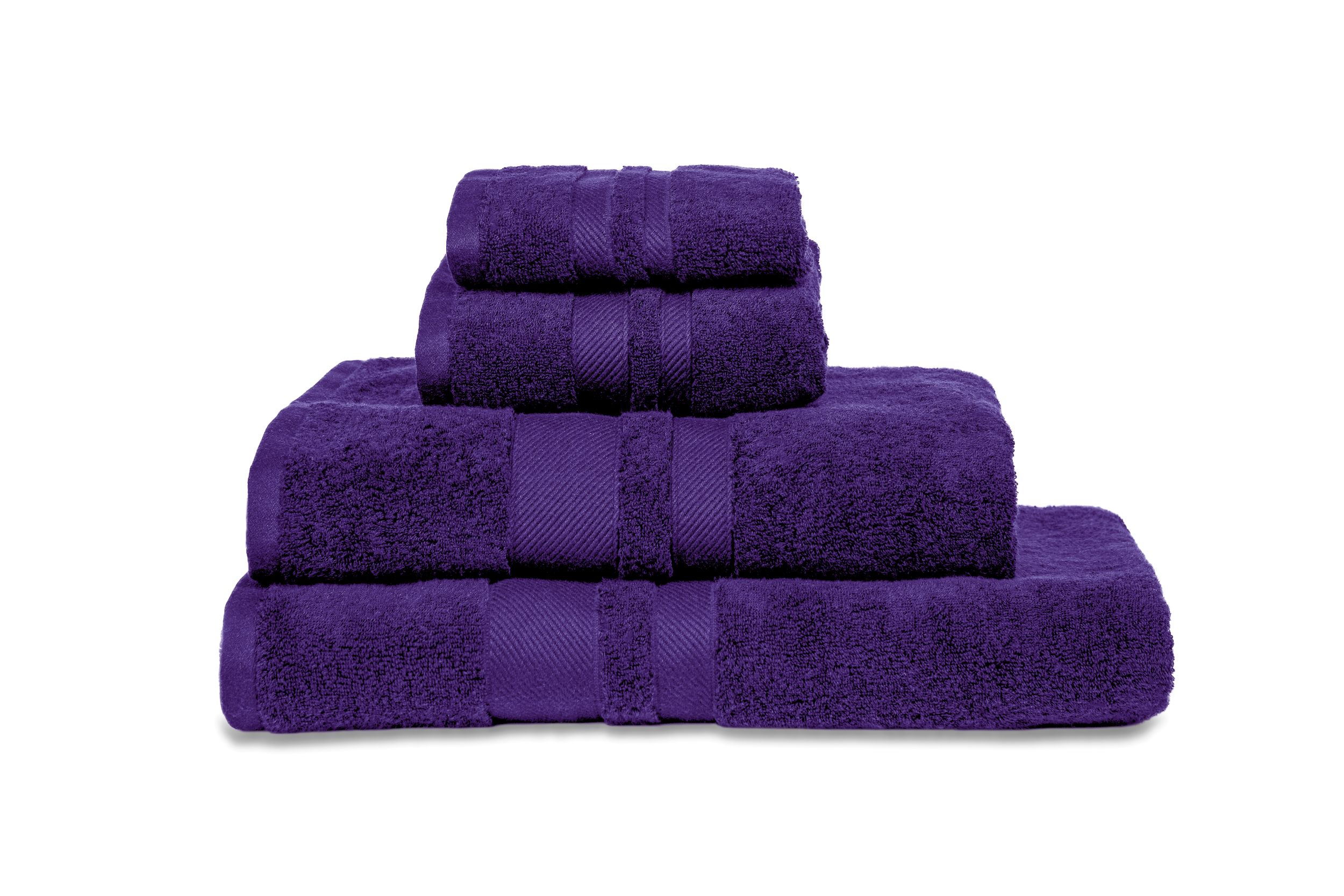 Purple Towels Shutterstock 1918622165