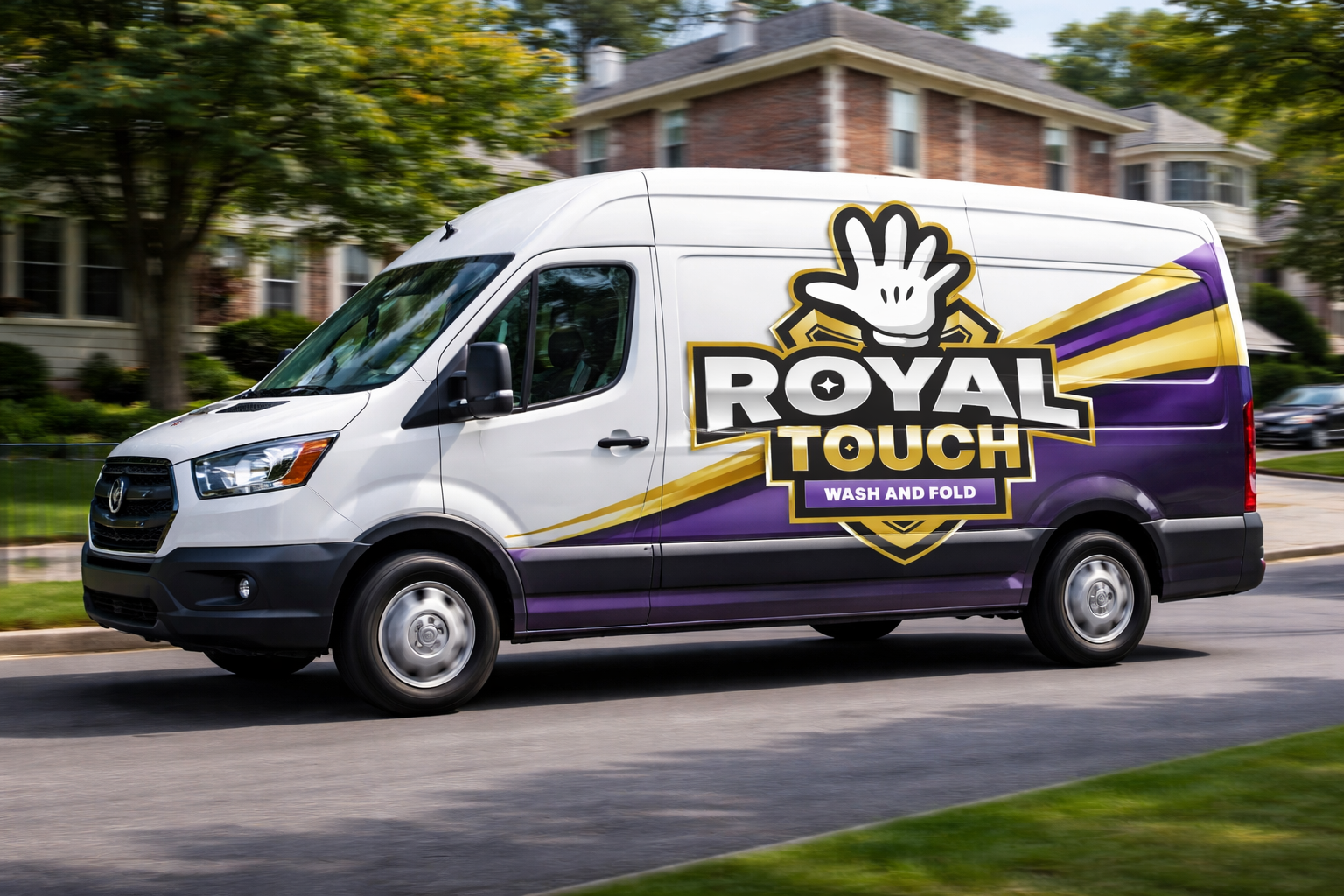 Royal Touch Laundry Van