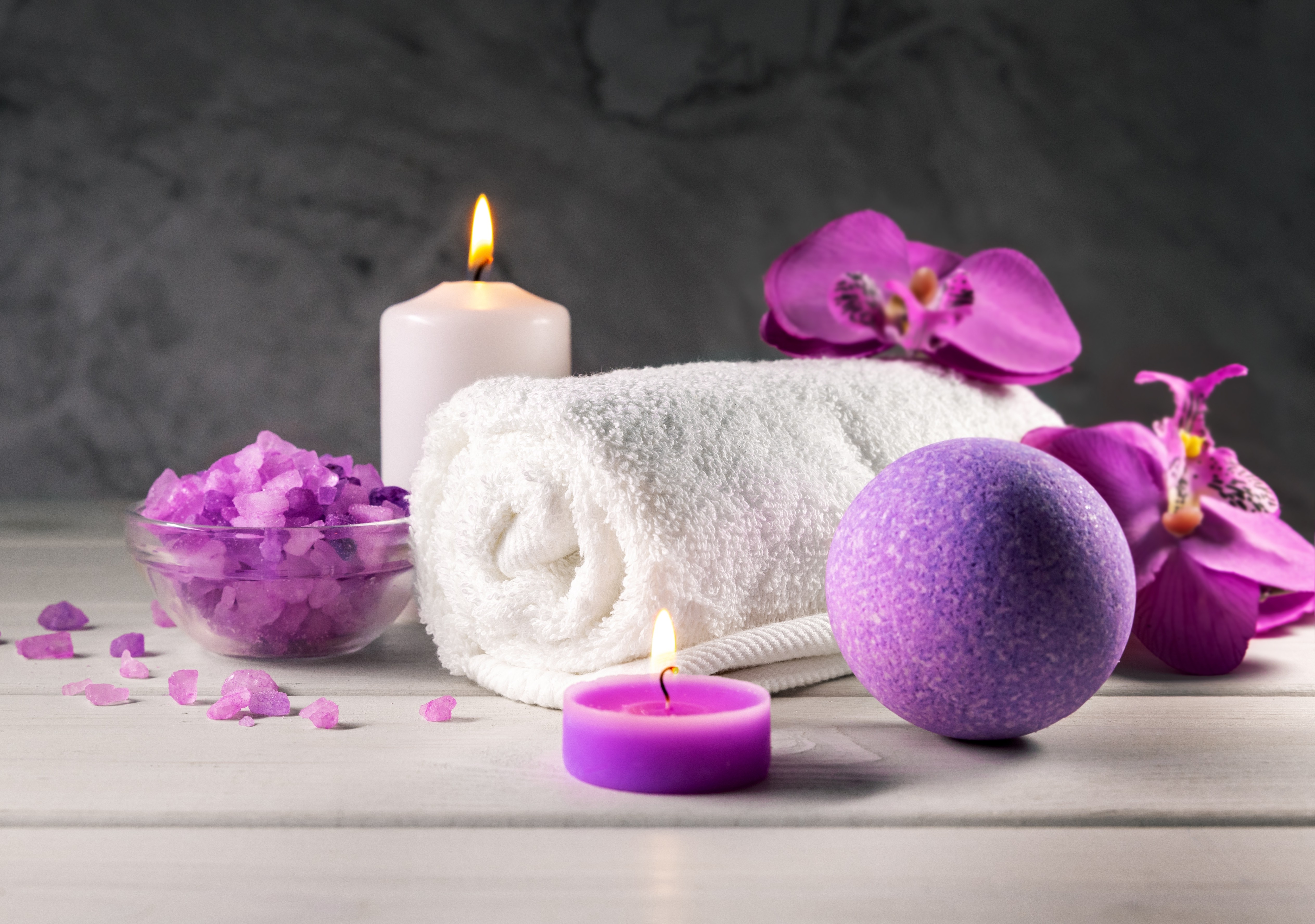 Spa Purple Shutterstock 2380552147