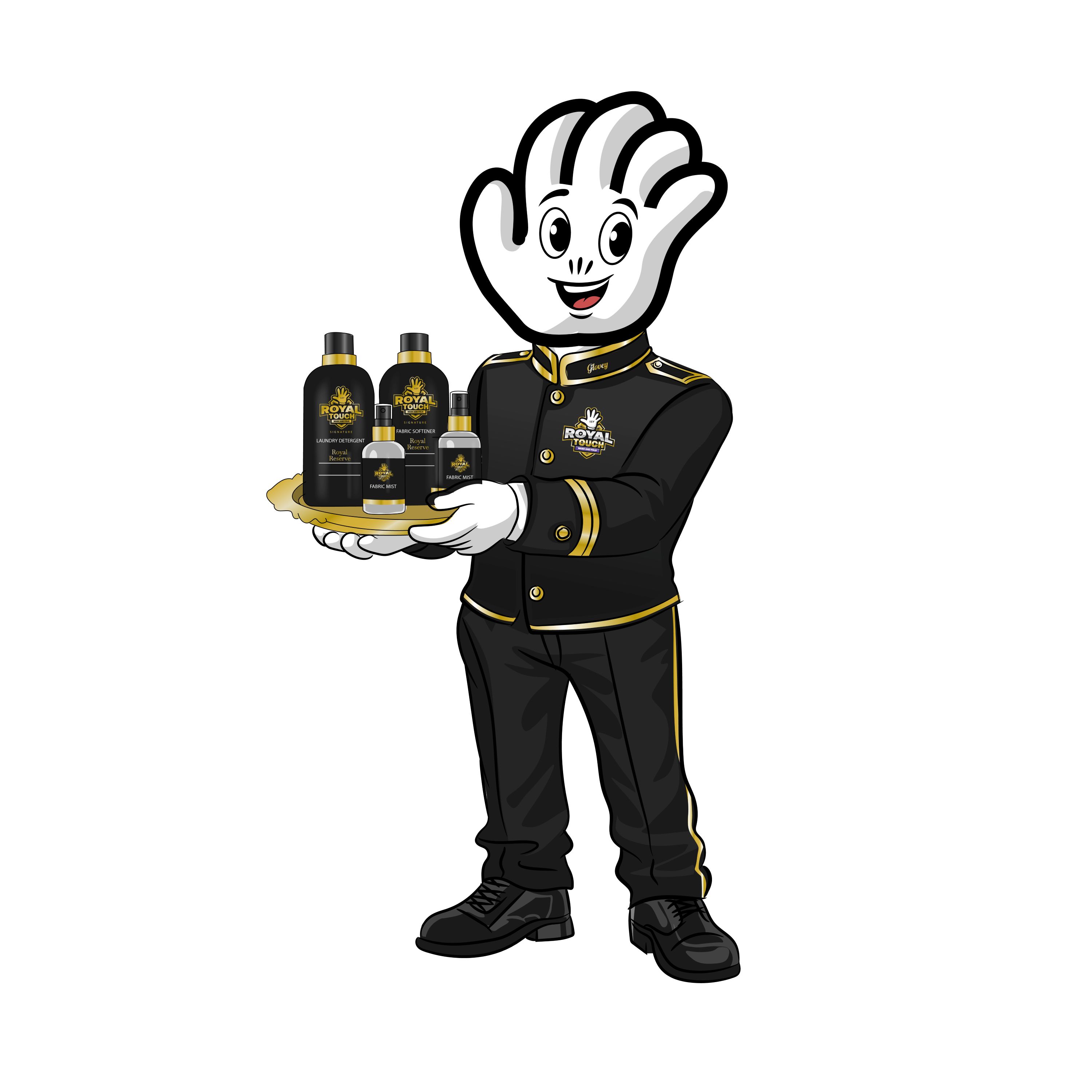 Hand Mascot Laundry Pose File ( Without Bubble ) 02