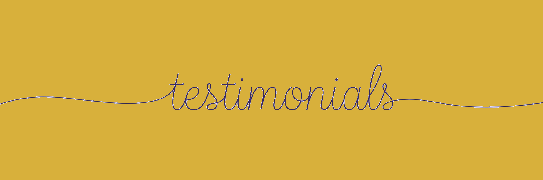 Testimonials Purple Gold