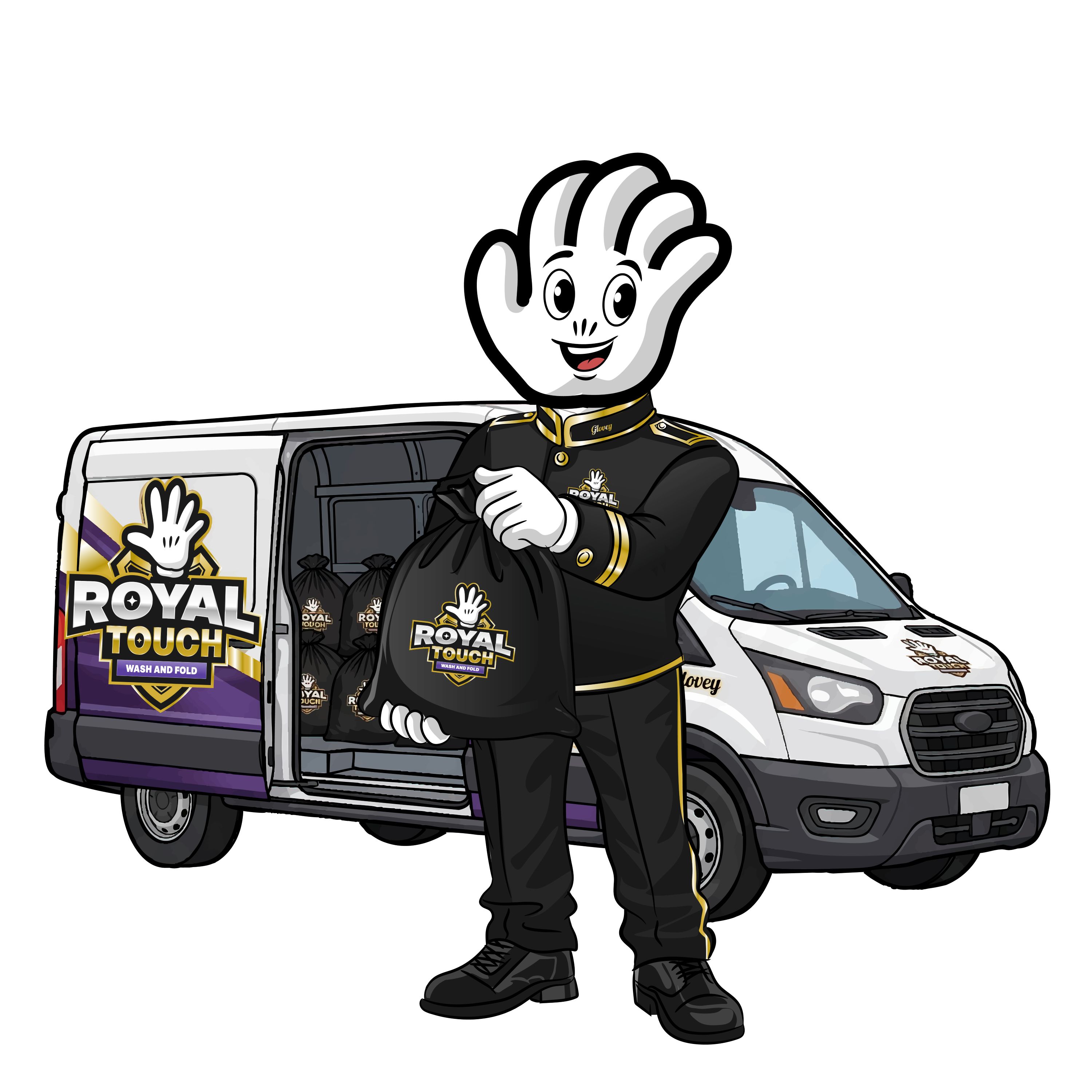 Hand Mascot Laundry Pose File ( Without Bubble ) 03